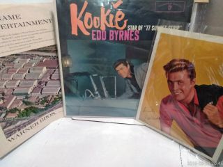 Edd " Kookie Byrnes " Warner Bros 1959,  Vinyl,  Mono,  Lp,  W - 1309,  W/color Photo In