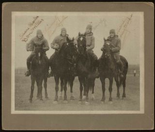 The Four Horsemen - Autographed Signed Photograph With Co - Signers