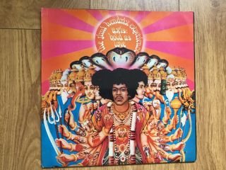 Jimi Hendrix - Axis Bold As Love Uk Early Track A1/b1 Mono Press 1967,  Insert