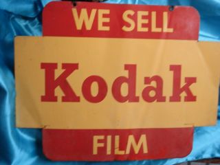 1950 ' s Metal Double Sided Hanging Sign 