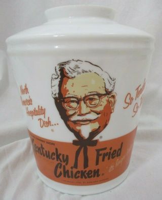 Vintage 1954 Kentucky Fried Chicken Bucket Light Glass Globe Kfc Advertisement