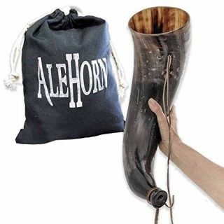 Alehorn Gjallarhorn Xl Authentic Handcrafted Viking War Horn Bugle For Sounding