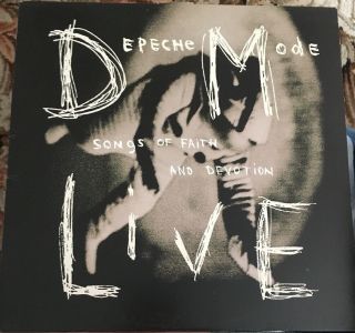 Depeche Mode Songs Of Faith And Devotion Live Lp Vinyl 10 Track Limited Editio