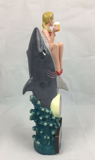 Miami Brewing Company Shark Bait Beer Tap Handle Blonde Woman Craft Great White. 5