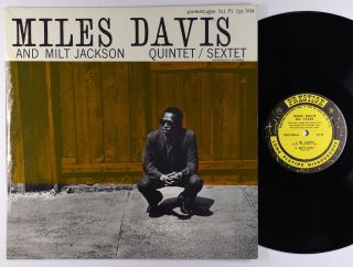 Miles Davis All Stars Quintet/sextet - S/t Lp - Prestige Mono Dg Rvg W 50th Vg,