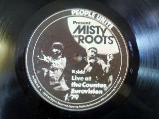 MISTY in ROOTS  Live at the Counter Eurovision 79  UK LP/Vinyl - People Unite - NM 2