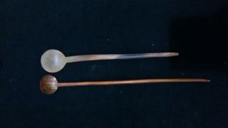 Antique African Ethiopian Horn Spoon
