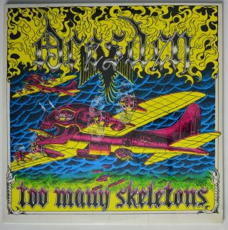 Dresden Too Many Skeletons Inca Lp Ultra Rare Speed Metal Private Press