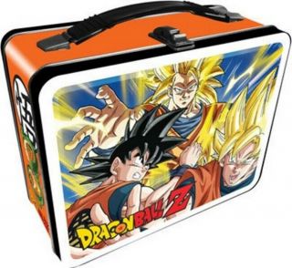 Dragon Ball Z Anime Goku Image Large Carry All Tin Tote Lunchbox