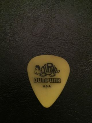 Green Day Stage Guitar Pick Rare From 6 - 15 - 2002 Tour Dirnt Dumpunk Pick