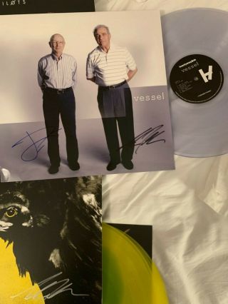 ALL SIGNED TWENTY ONE PILOTS 2X VINYL BLURRYFACE 2X LP TRENCH AND VESSEL 10