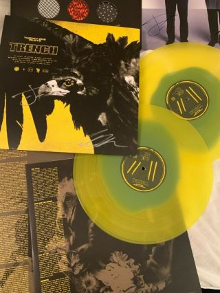 ALL SIGNED TWENTY ONE PILOTS 2X VINYL BLURRYFACE 2X LP TRENCH AND VESSEL 9