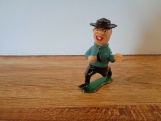 Vintage Marx Tinykins Hanna - Barbera Ranger Smith Miniature Character Figure (h3)