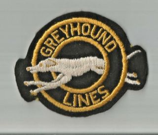 Greyhound Lines Bus Driver Patch 3 X 3 - 3/4 392