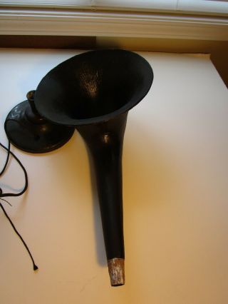 Vintage Brandes Table Talker Radio Horn Speaker with Base & Cord 6