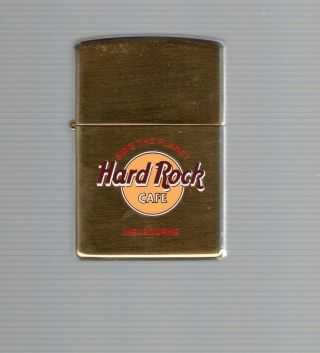 1997 Hard Rock Cafe,  Melbourne,  Zippo Lighter