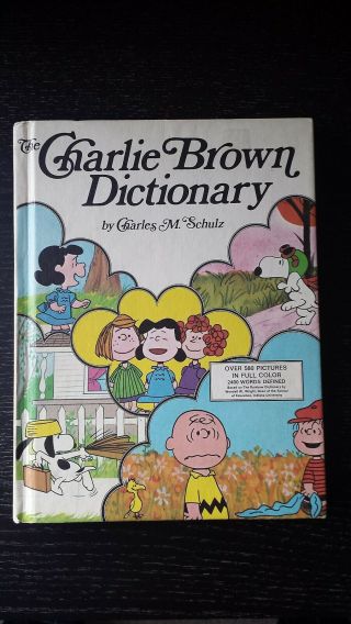 Charles M Schulz Signed Book: The Charlie Brown Dictionary - R&r Enterprises