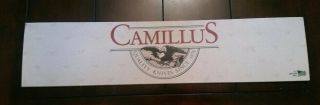 Vintage Camillus Quality Knives Sign.  Store Display.  Made In Usa