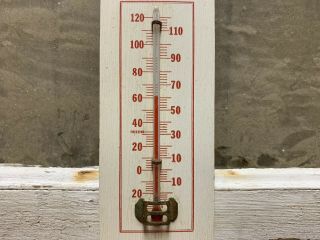 Vintage Erie Coal Supply Co Fuel Oil Wood Advertising Thermometer 5 Digit Phone 4