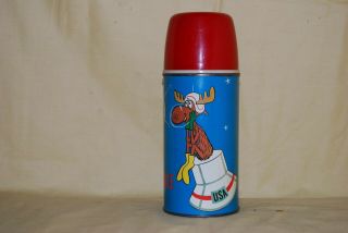 Rocky & Bullwinkle Thermos From 1963