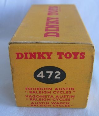 Vintage 1956 - 1961 Dinky Toys 472 AUSTIN VAN 