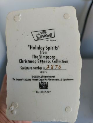 Simpsons Hamilton Christmas Express Train: Holiday Spirits 2876 - 5