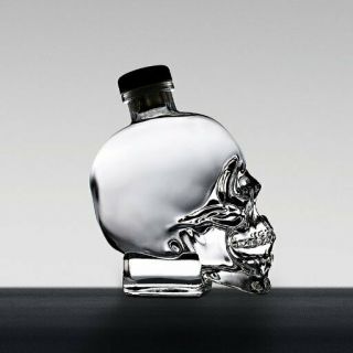 Crystal Head Vodka Skull Large Empty With Cap 1.  75l
