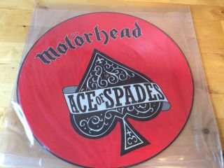 Motorhead - Ace Of Spades Picture Disc Vinyl Record (2003) Rare