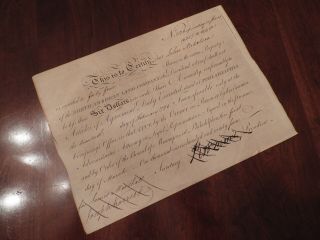 Doi Signer Robert Morris Document Signed - Pays American Revolution Navy Captain