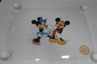Disney Mickey & Minnie Serigraph Cel Limited Edition