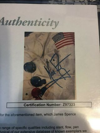 Neil Armstrong uninscribed signed 8X10 JSA 4