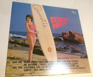 Annette ' s Beach Party by Annette Funicello LP Teen Idol Australian IMPORT 1981 2