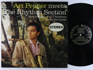 Art Pepper - Meets The Rhythm Section Lp - Stereo - S7018 Stereo Dg