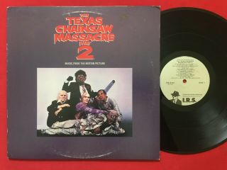 Texas Chainsaw Massacre 2 Soundtrack Lp (1986) Irs 6184 Wave Psychobilly