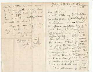 CAROLINE NORTON - signed letter by British writer & reformer - Lord Melbourne 5
