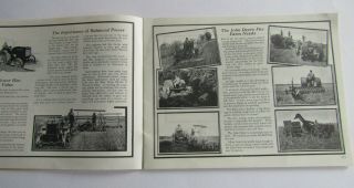John Deere Tractor Model D Brochure Booklet 3