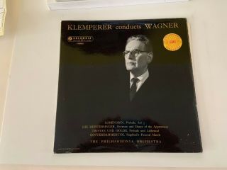 Klemperer Conducts Wagner,  Columbia Blue Silver Sax 2348 Vinyl Lp Nmint