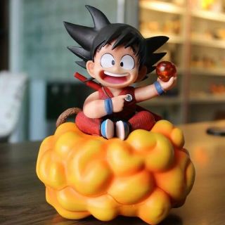 Dragon Ball Child Son Goku On Somersault cloud Resin Figure Model GK No Box 2