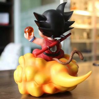 Dragon Ball Child Son Goku On Somersault cloud Resin Figure Model GK No Box 5