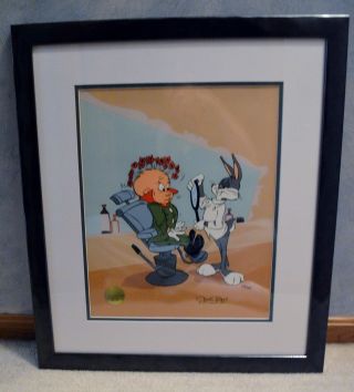 Chuck Jones Rabbitt Of Seville Iii Signed/numbered Limited Ed Hand Painted
