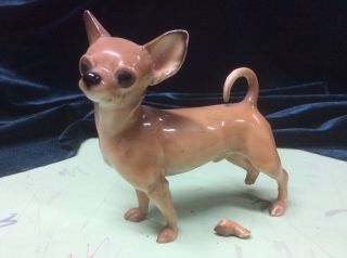 Hutschenreuther Germany Porcelain Chihuahua Dog Figurine