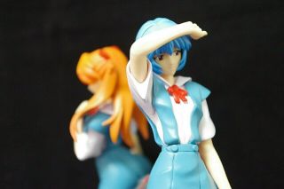 Neon Genesis Evangelion Rei Ayanami & Soryu Asuka Langley Figure Rare 2