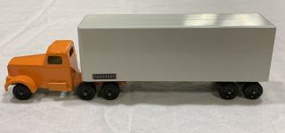 Ralstoy Fruehauf Truck With Rare No.  10 Cab And Early Style No.  14 Trailer 4