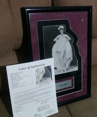 Lucille Ball " I Love Lucy " Early Image Dancing Signed Autographed 13x19 Framed