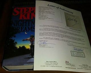 Stephen King Nightmares & Dreamscapes Signed Autographed Hardcover Book Jsa Loa