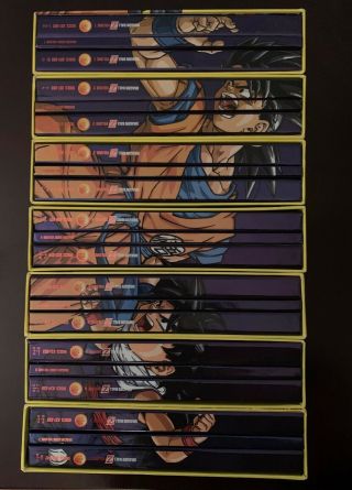 Dragon Ball Z Dragon Box Volumes 1 - 7 Dvd Complete Set