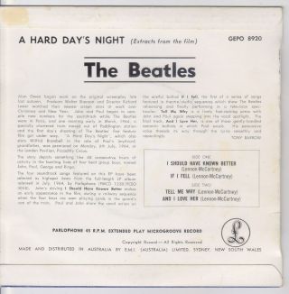 THE BEATLES EP: 