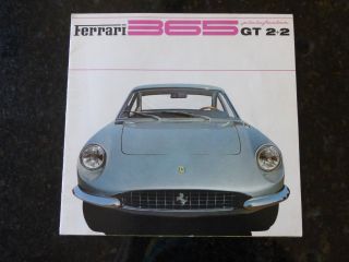 Rare Ferrari 365 Gt 2,  2 Sales Brochure From 1967 In Full Color.