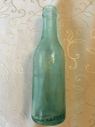 Antique Script Pepsi Cola Bottle Jacksonville FL FLA Straight Side Aqua 537 4