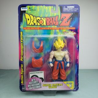Irwin Dragon Ball Z Saiyan Goku Figure Series 8 W/ Accessories